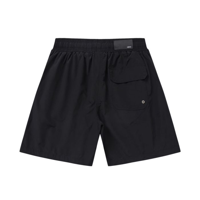 Minimal Streetwear Front Leg Classic Serif Letter Print Loose Drawstring Quick Dry Swim Trunk Beach Shorts 3 colors 29343002