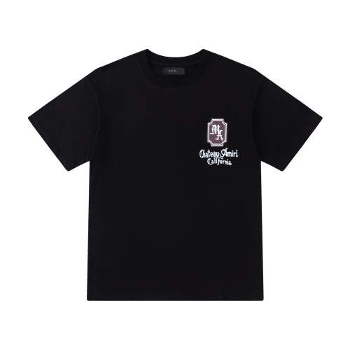 Shield Emblem Chateau Text Print Back Flowing Gothic Chateau California Word Graphic Tee 2 colors 29342980