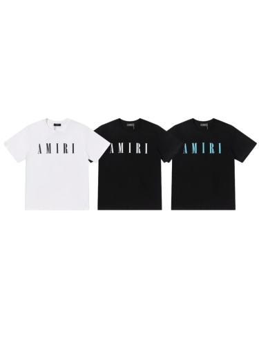 Minimal Luxury High Street Front Center Clean Serif Amiri Single Color Letter Oversized Tee 3 colors 29342417