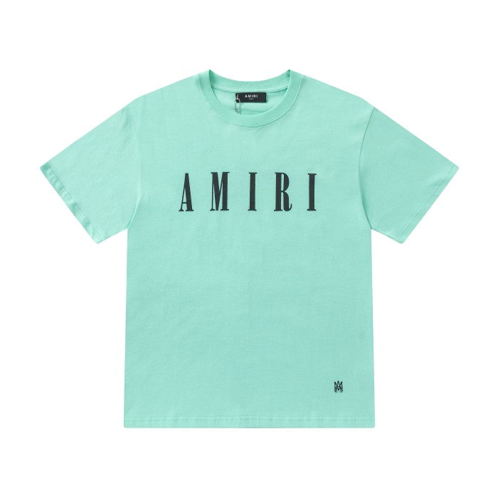 Minimal High Street Front Large Serif Letter Print Bottom Small Monogram Logo Oversized Crew Neck Tee 3 colors 29342505