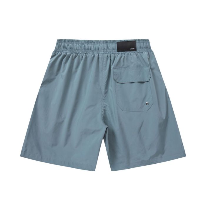 Minimal Streetwear Front Leg Classic Serif Letter Print Loose Drawstring Quick Dry Swim Trunk Beach Shorts 3 colors 29343002