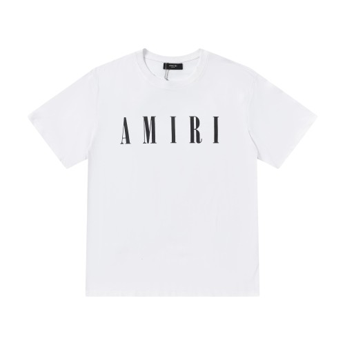 Minimal Luxury High Street Front Center Clean Serif Amiri Single Color Letter Oversized Tee 3 colors 29342417