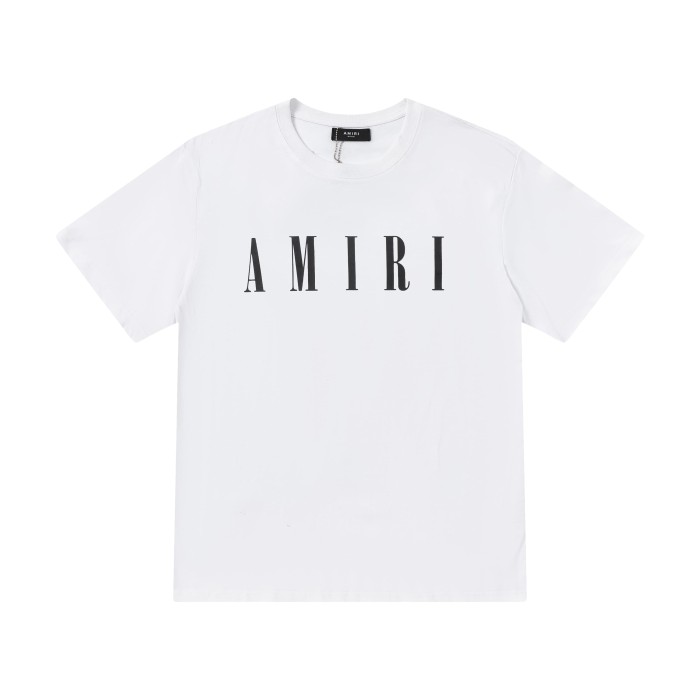 Minimal Luxury High Street Front Center Clean Serif Amiri Single Color Letter Oversized Tee 3 colors 29342417