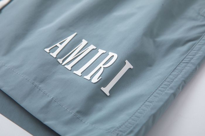 Minimal Streetwear Front Leg Classic Serif Letter Print Loose Drawstring Quick Dry Swim Trunk Beach Shorts 3 colors 29343002