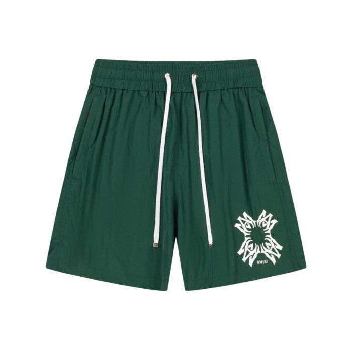 Minimal Luxury Front Geometric Tribal Star Text Print Baggy Lightweight Swim Trunk Beach Shorts 2 colors 29342992