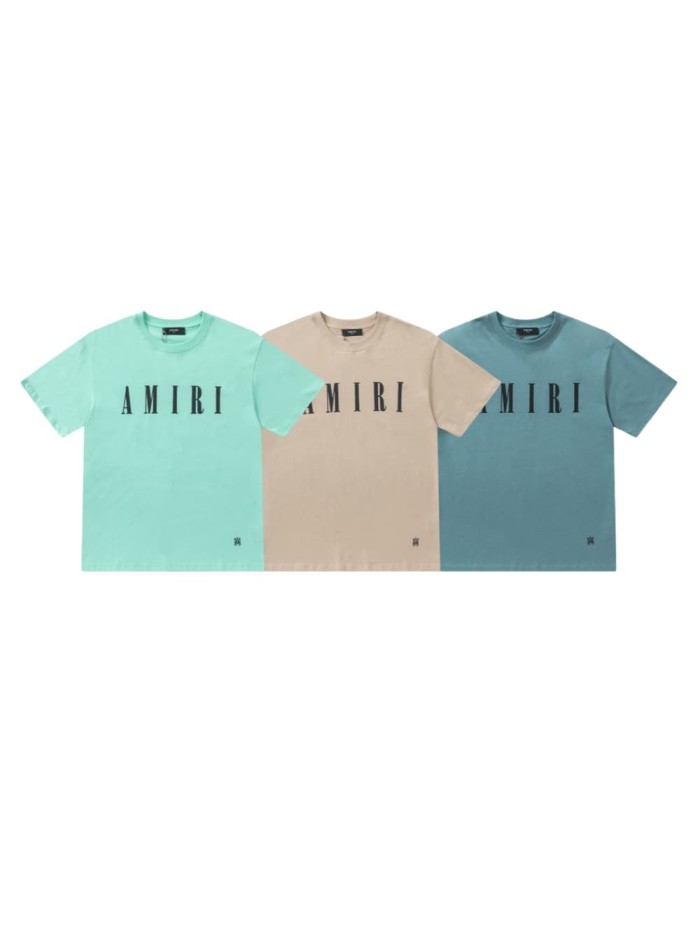 Minimal High Street Front Large Serif Letter Print Bottom Small Monogram Logo Oversized Crew Neck Tee 3 colors 29342505