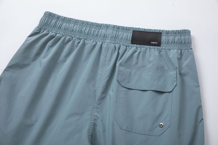 Minimal Streetwear Front Leg Classic Serif Letter Print Loose Drawstring Quick Dry Swim Trunk Beach Shorts 3 colors 29343002