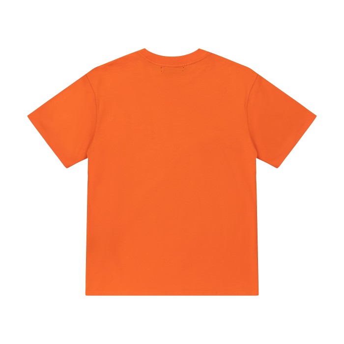 High Street Minimalist Front Large Letter Print Oversized Crew Neck Tee 2 colors 29342408