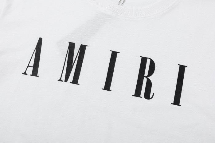 Minimal Luxury High Street Front Center Clean Serif Amiri Single Color Letter Oversized Tee 3 colors 29342417