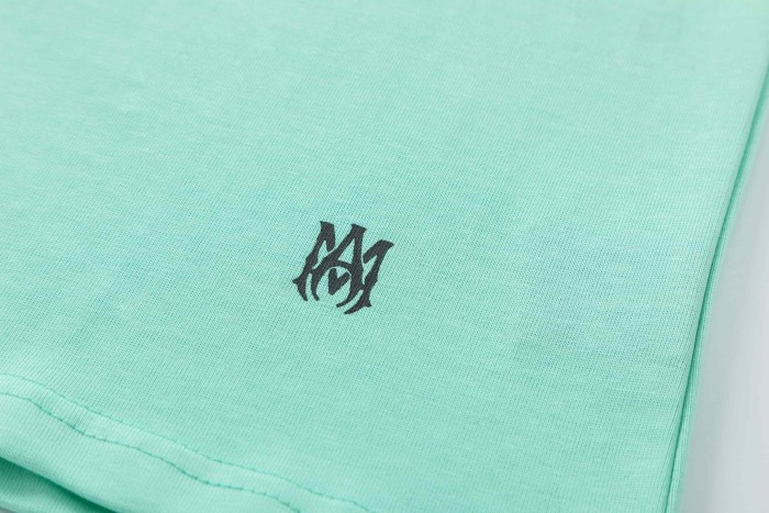 Minimal High Street Front Large Serif Letter Print Bottom Small Monogram Logo Oversized Crew Neck Tee 3 colors 29342505