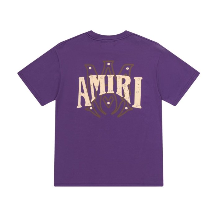 Small M Heart Monogram Print Back Gradient Glitter LA CA Arts District Letter Graphic Tee 3 colors 29342954