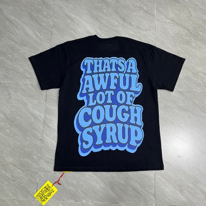 Cartoon Hip Hop Streetwear Front Honey Bear Diamond Grill Teeth Chain Watch Pouring Purple Syrup Ice Cup Drip Print T-Shirt 2 colors 29344042