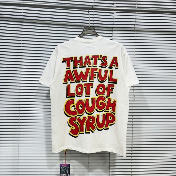 West Coast Casual Fashion Front Laid Back Cartoon Rabbit Hip Hop Jewelry Syrup Pouring Graffiti Bubble Letter Print 2 colors T-Shirt 29344059