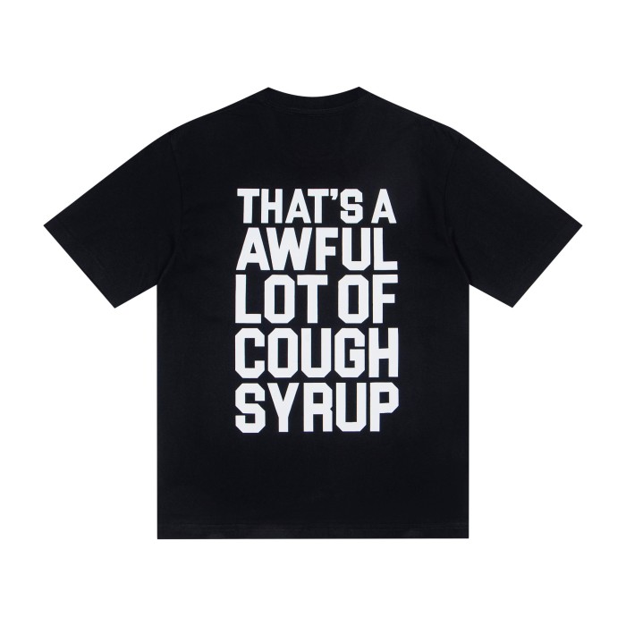 Minimal Hip Hop Streetwear Front Crossed Out Text TRY Graffiti Block Letter Print Back Stacked Bold Block Slogan Graphic Oversized T-Shirt 2 colors 29343909