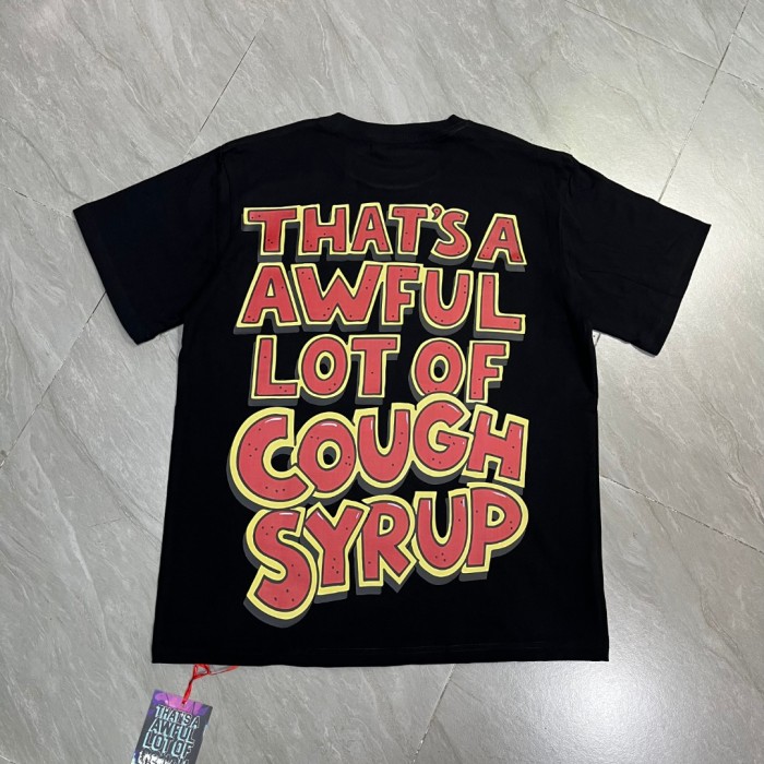 West Coast Casual Fashion Front Laid Back Cartoon Rabbit Hip Hop Jewelry Syrup Pouring Graffiti Bubble Letter Print 2 colors T-Shirt 29344059