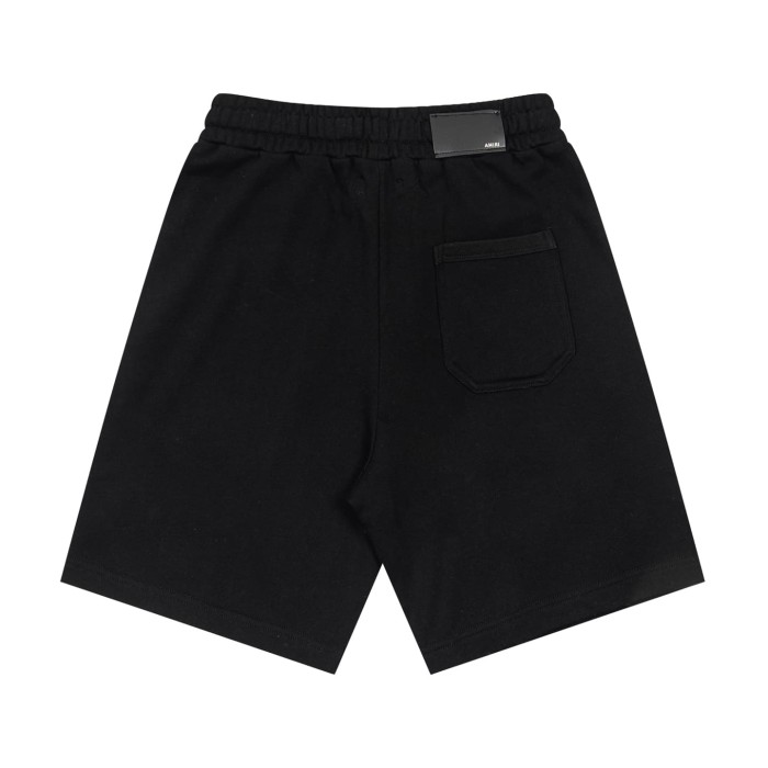 On Tone Serif Embroidery Logo Print Back Patch Pocket Leather Label Loose Drawstring Terry Cotton Casual Sweat Shorts 3 colors 29343871