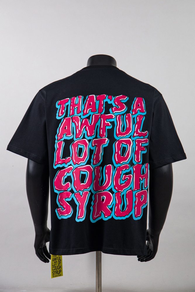 Horror Hip Hop Streetwear Front Chucky Doll Knife Syrup Cup Drip Graffiti Letter Cartoon Print Oversized T-Shirt 29344001