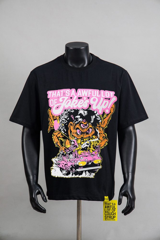 Retro Kustom Culture Streetwear Front Cartoon Mutant Monster Rat Rod Vehicle Bubble Letter Print Oversized T-Shirt 29343980