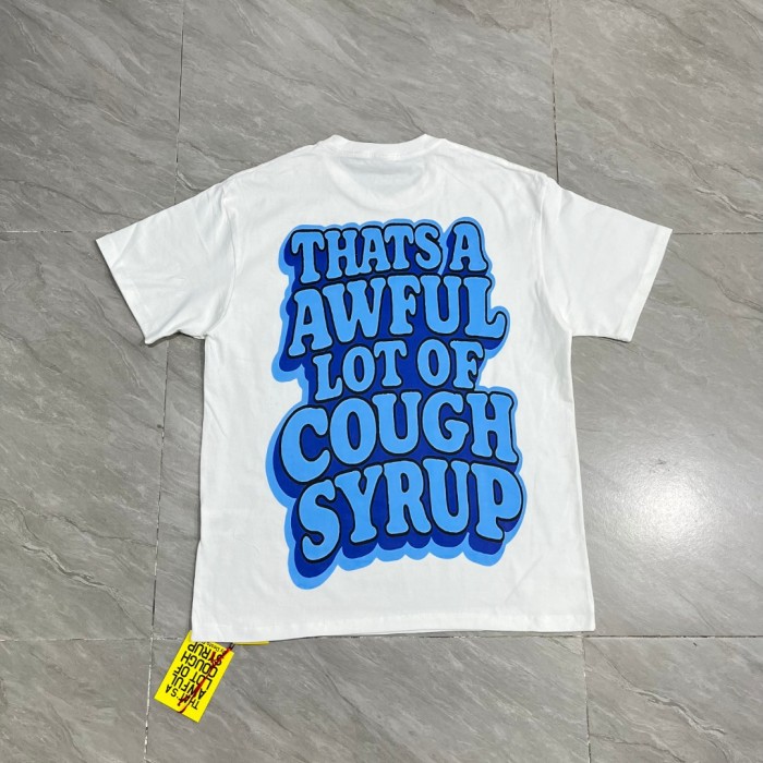 Cartoon Hip Hop Streetwear Front Honey Bear Diamond Grill Teeth Chain Watch Pouring Purple Syrup Ice Cup Drip Print T-Shirt 2 colors 29344042
