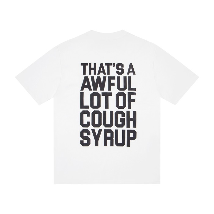 Minimal Hip Hop Streetwear Front Crossed Out Text TRY Graffiti Block Letter Print Back Stacked Bold Block Slogan Graphic Oversized T-Shirt 2 colors 29343909