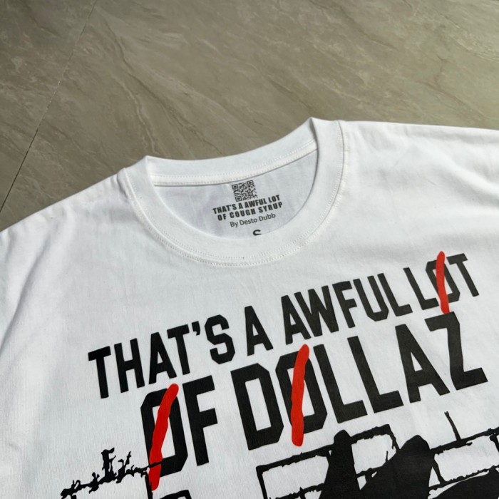 0s Grunge Hip Hop Streetwear Solid White Brick Wall Background Cartoon Face Graffiti Red Strike Through Text T-Shirt 29344169