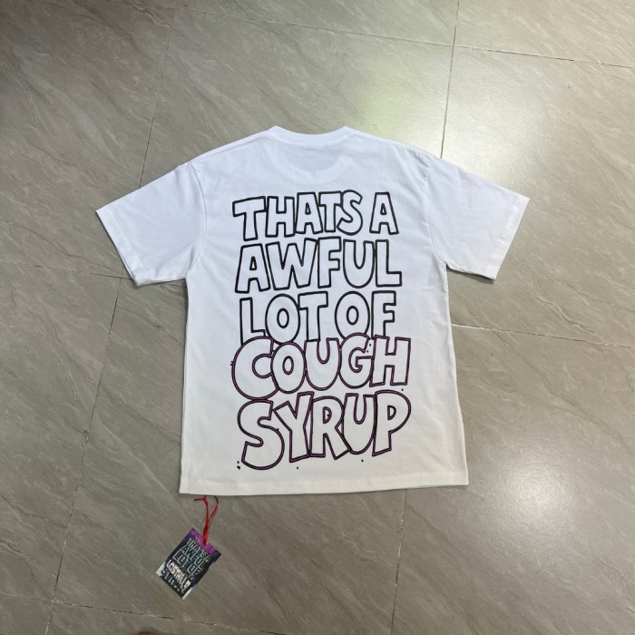 Retro Cartoon Streetwear Bright White Tone Hip Hop Rooster Character Syrup Bottle Splashing Liquid Vintage Graffiti Art Print T-Shirt 29344157