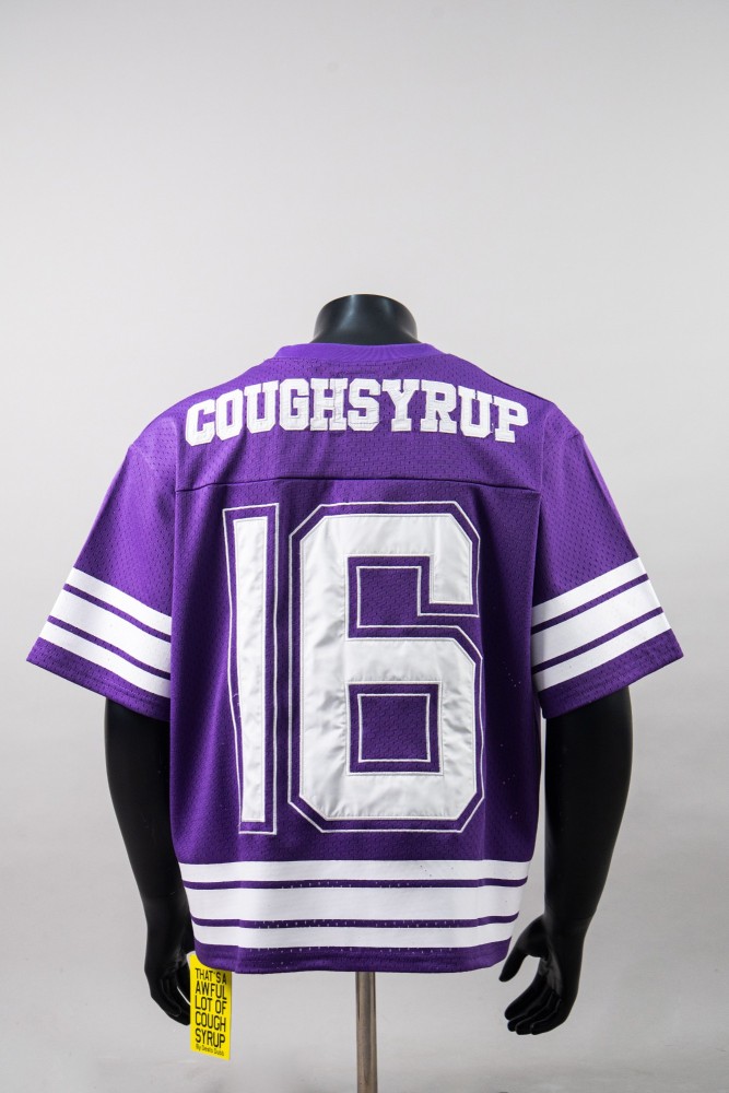 Vintage Football Hip Hop Streetwear Large Number 16 Border Print Mesh Jersey Cropped T-Shirt 4 colors 29344085