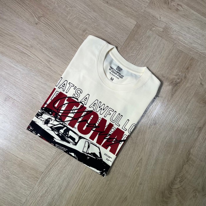 Retro Automotive Streetwear Front Old School Muscle Car Line Drawing Stacked Typography Print T-Shirt 29345278