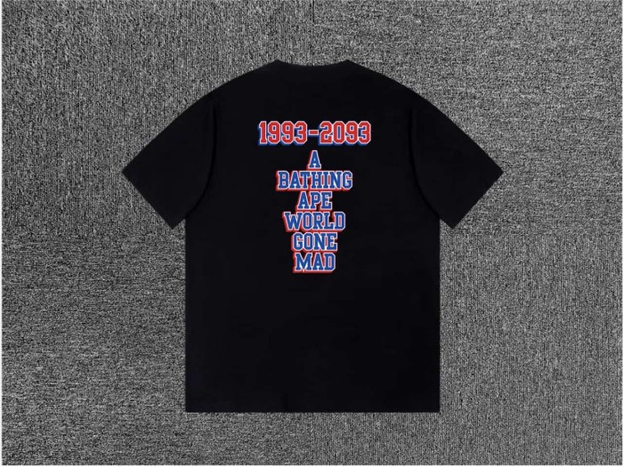 1:1 quality version 1993 Anniversary American Cursive Letter Front And Back Print Tee 4 colors 29345553