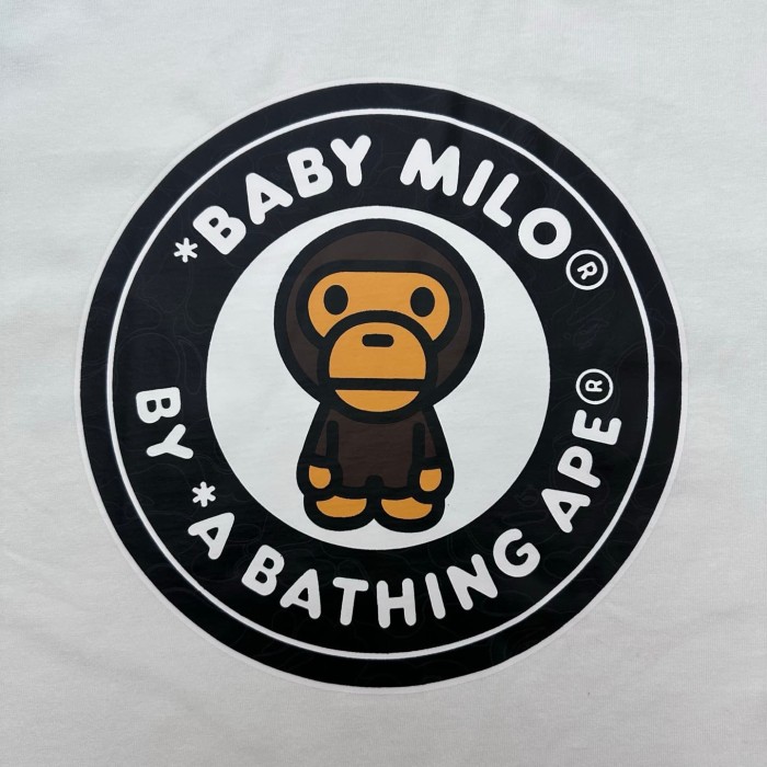 1:1 quality version Round Emblem Milo Print Tee 2 colors 29345560