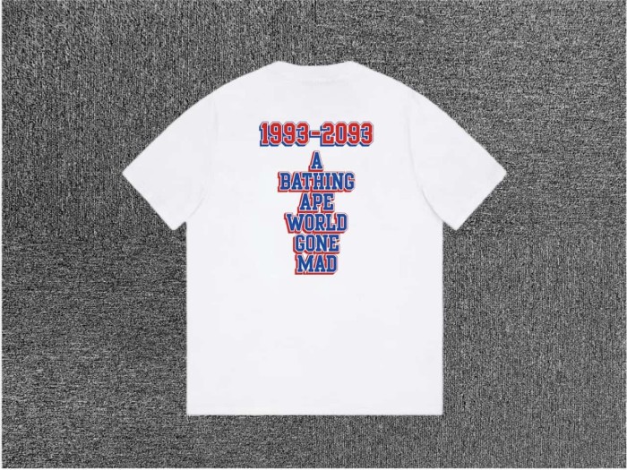 1:1 quality version 1993 Anniversary American Cursive Letter Front And Back Print Tee 4 colors 29345553