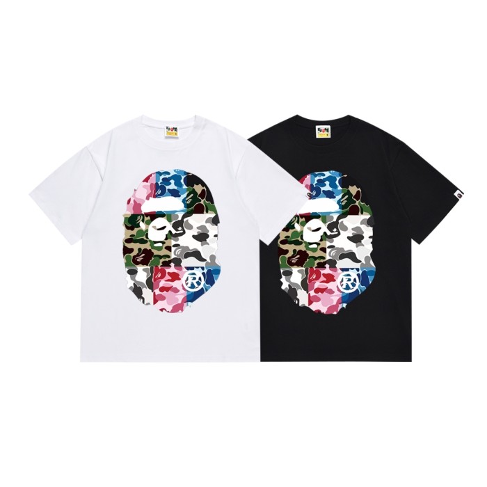 Camo Splicing Ape Head Print Tee 2 colors 29345621