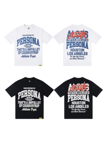 Y2K Vintage Campus Street Front Athletic Dept Phrase Back Star ALCSS City Text Art Print T-Shirt 2 colors 29345331