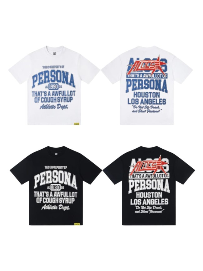 Y2K Vintage Campus Street Front Athletic Dept Phrase Back Star ALCSS City Text Art Print T-Shirt 2 colors 29345331