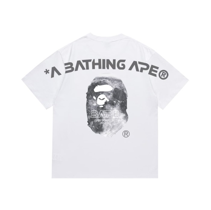 Ape Head Moon Letter Print Tee 2 colors 29345630