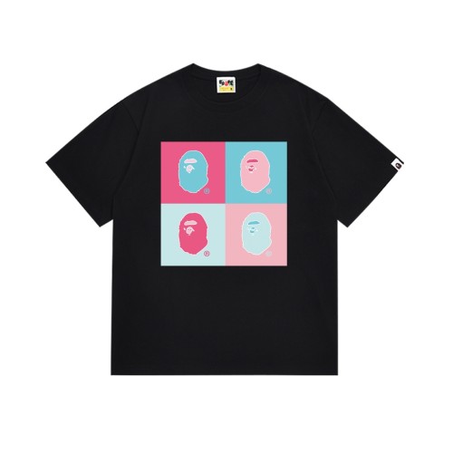 Pop Art Four-Grid Color Ape Head Print Tee 2 colors 29345612