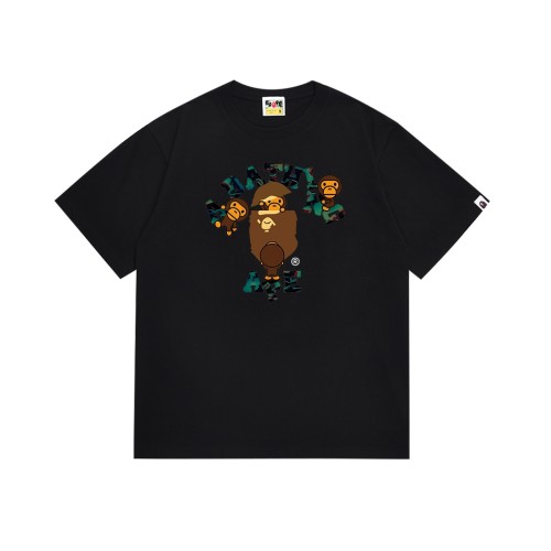 Climbing Letter Milo Flip Cover Ape Head Print Tee 4 colors 29345623