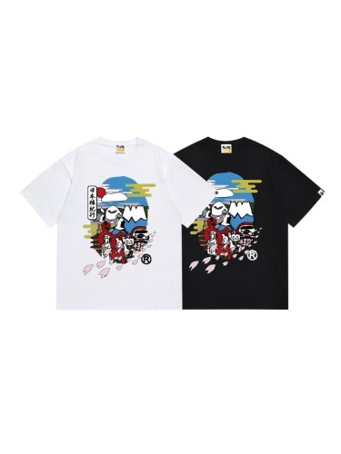Japan Ape Journey Ape Man Lucky Cat Print Tee 2 colors 29345625