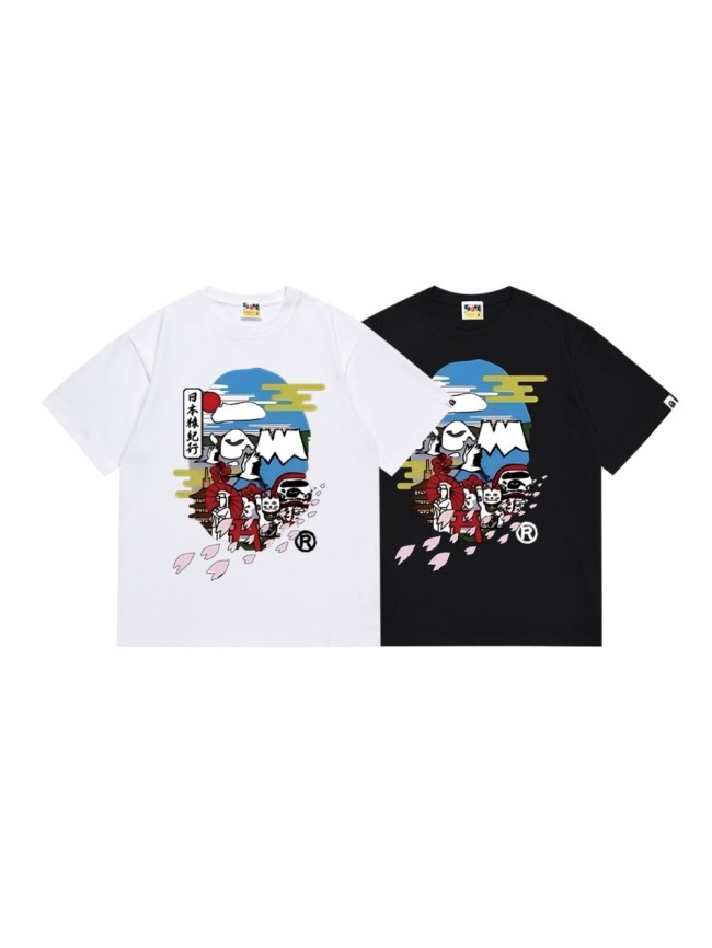 Japan Ape Journey Ape Man Lucky Cat Print Tee 2 colors 29345625