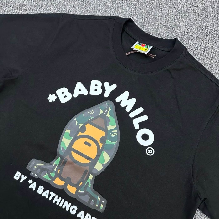 1:1 quality version Camouflage Hooded Rocket Milo Print Tee 6 colors 29345555