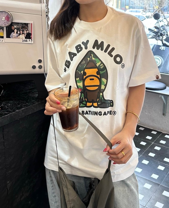 1:1 quality version Camouflage Hooded Rocket Milo Print Tee 6 colors 29345555