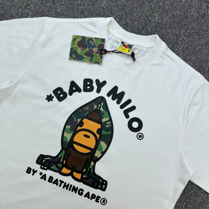 1:1 quality version Camouflage Hooded Rocket Milo Print Tee 6 colors 29345555