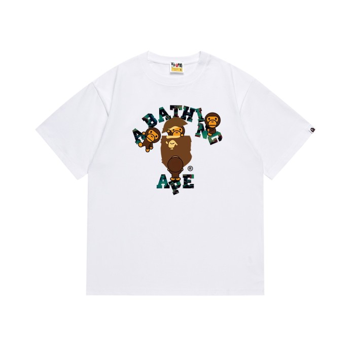 Climbing Letter Milo Flip Cover Ape Head Print Tee 4 colors 29345623