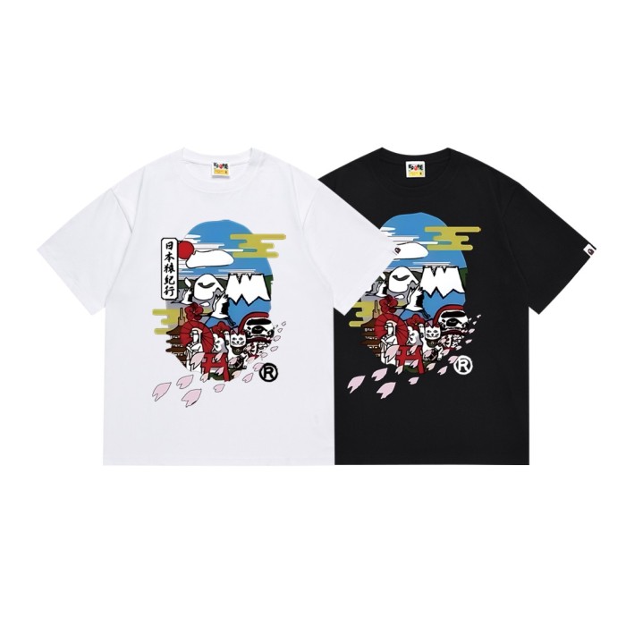Japan Ape Journey Ape Man Lucky Cat Print Tee 2 colors 29345625