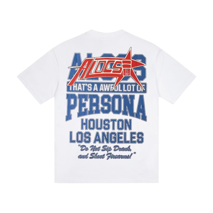 Y2K Vintage Campus Street Front Athletic Dept Phrase Back Star ALCSS City Text Art Print T-Shirt 2 colors 29345331