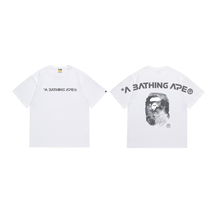 Ape Head Moon Letter Print Tee 2 colors 29345630