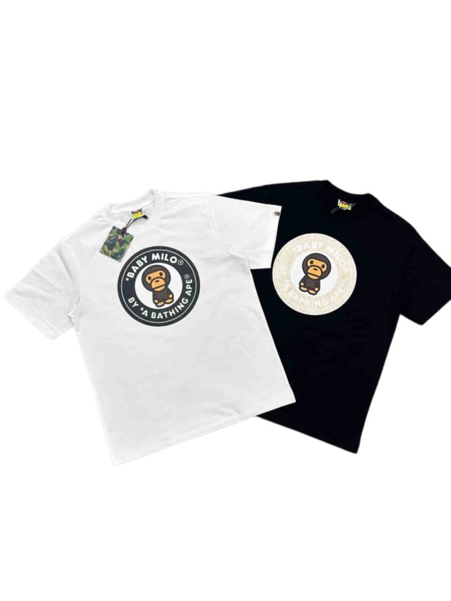 1:1 quality version Round Emblem Milo Print Tee 2 colors 29345560