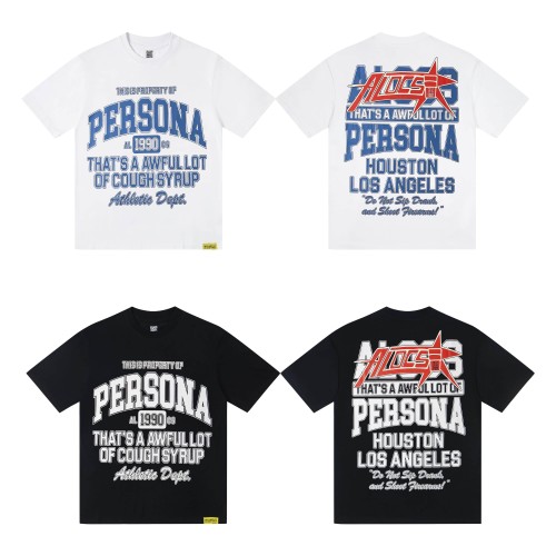 Y2K Vintage Campus Street Front Athletic Dept Phrase Back Star ALCSS City Text Art Print T-Shirt 2 colors 29345331
