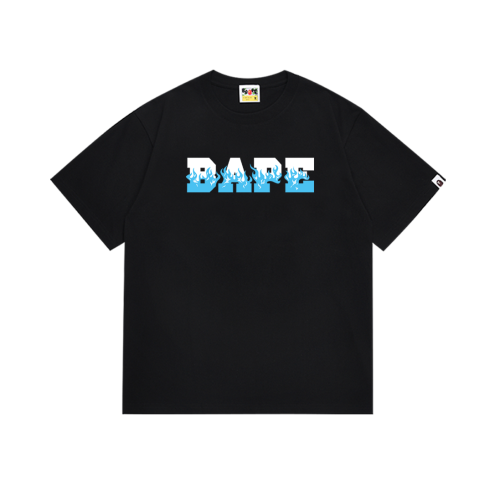 Burning Flame Logo Letter Print Tee 4 colors 29345624