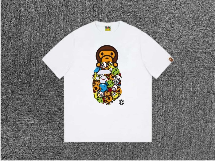 1:1 quality version Stacking Matryoshka Dolls Colorful Cartoon Milo Print Tee 2 colors 29345557